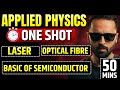 Laser | Optical Fibre | Semiconductor | Applied Physics | ONE SHOT | Pradeep Giri Sir