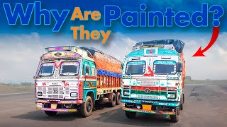 Why Do Indian Truck Drivers Paint Their Trucks? ▶ The Awesome World of Transport in India by Gear Tech HD 4,510 views 2 months ago 8 minutes, 1 second