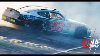 Briscoe burns it down at Iowa after thrilling finish