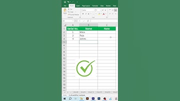 Excel Trick: Auto Generate Serial Numbers FAST 🔥 #excel #exceltips #excelshortcuts #Sifat