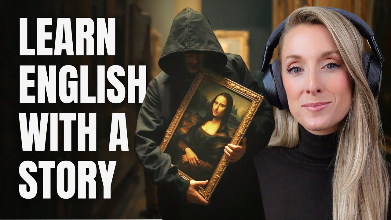 The Day the Mona Lisa Was Stolen🕵️‍♂️| True Listen & Learn English Story (B1–C1) | With Questions