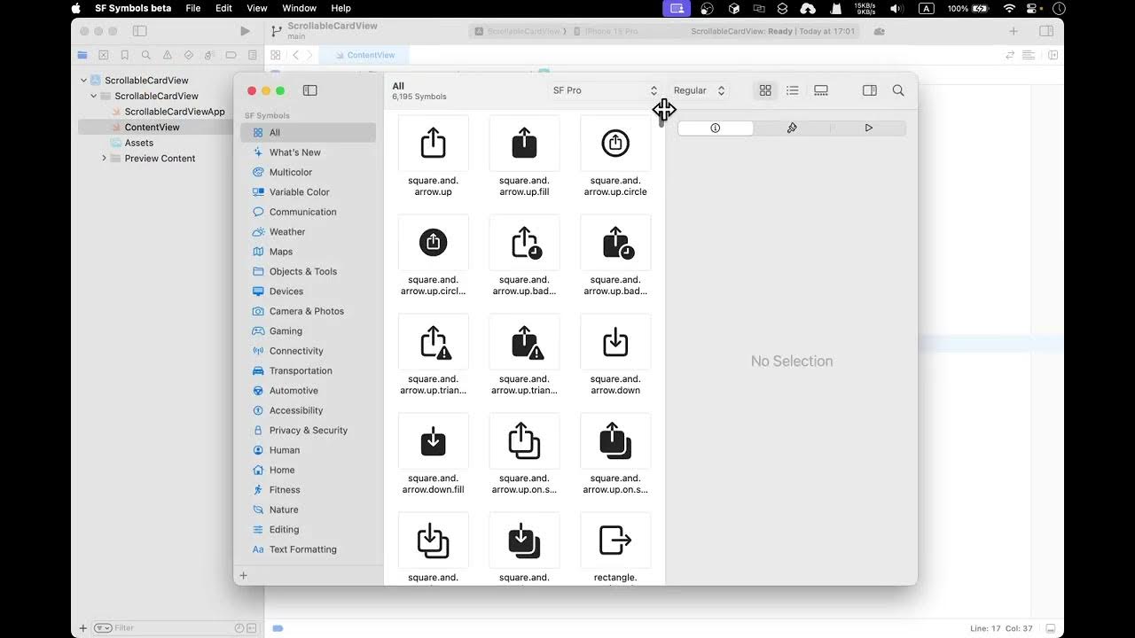 SwiftUI Mini Project Scrollable Card View and Segmented Control PART 1 ...