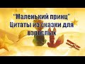 Маленький принц  - лучшие цитаты