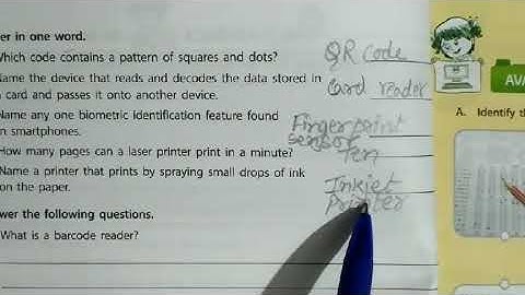 Class-5 Sub-Computer Ch-2 Input and Output Devices (Part-11)