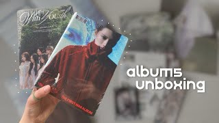 ten — the first mini album; twice — with youth | распаковка альбомов | kpop unboxing