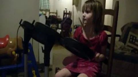BON JOVI -ROCKBAND -  HANNAH HESTER-6YRS OLD GREAT...