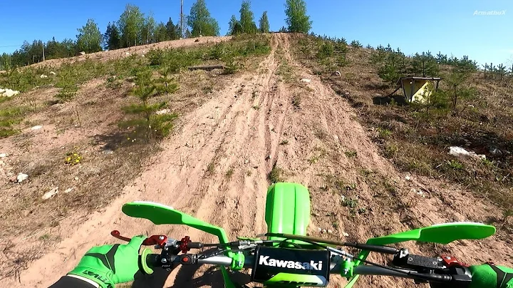Kawasaki KX500 2-Stroke DirtBike GoPro Ride (Raw Sound)