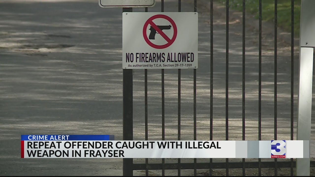 Repeat offender caught with illegal weapon in Frayser