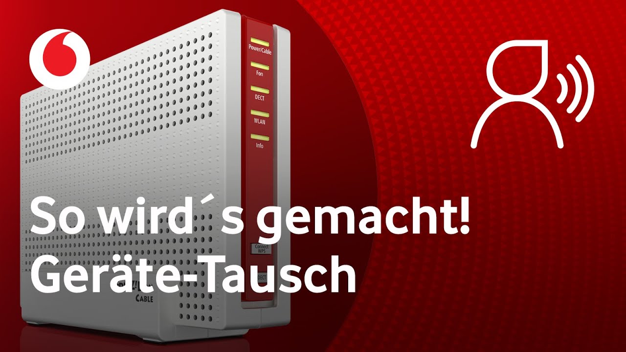 Vodafone Kabel: Defekte HomeBox FRITZ!Box austauschen - YouTube