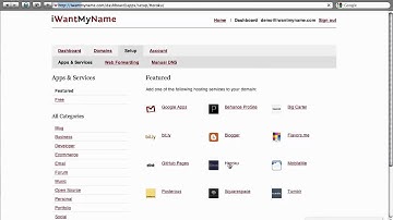 How To Add Heroku To Your Domain At iWantMyName