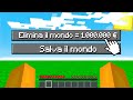 HO DISTRUTTO IL MIO MONDO PER DIVENTARE MILIONARIO SU MINECRAFT !