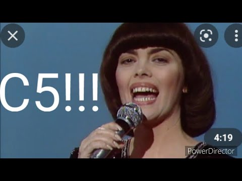 Mireille Mathieu Highest Note Live C5