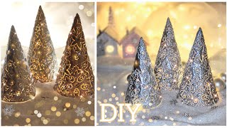 DIY Christmas shining trees/Christmas decor/Christmas decoration ideas/Christmas crafts