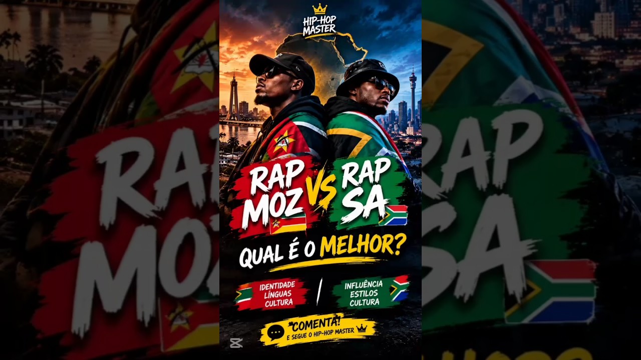 RAP MOZ 🇲🇿 VS RAP SA 🇿🇦: QUAL É O MELHOR? 🔥 #shorts