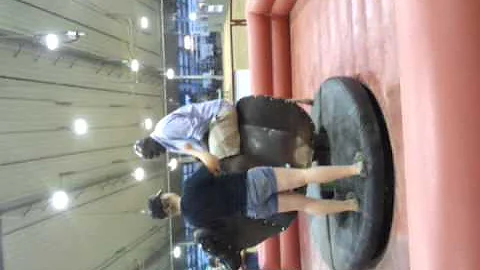 Jason Vaught on a bull