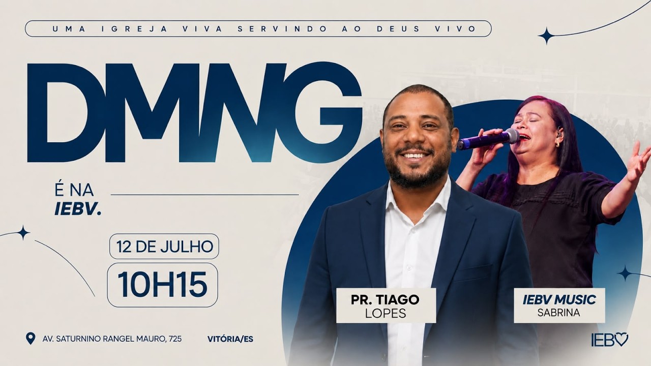 Culto Domingo Manhã | Pr. Tiago Lopes | 12/07/26