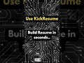 No resume? This AI creates it for you 😳 #ai #shorts #productivity