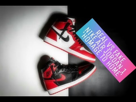 jordan 1 homage to home fake vs real