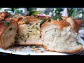 очень вкусный хлеб с чесноком и петрушки готовлю много лет всем очень нравится