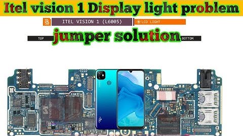 Itel vision 1 Display light jumper solution|#youtubeviralvideo