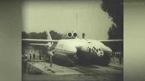 Cold war Space Ship??? ,Bartini Beriev VVA-14, developed in the Soviet Union during the early 1970s.