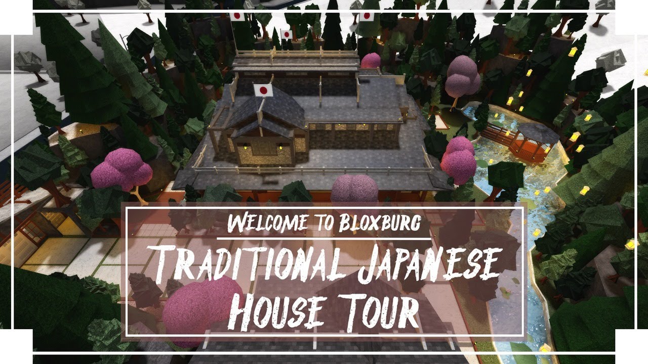 Traditional Japanese House Tour Roblox Welcome To Bloxburg Youtube - roblox bloxburg japanese style housedojo