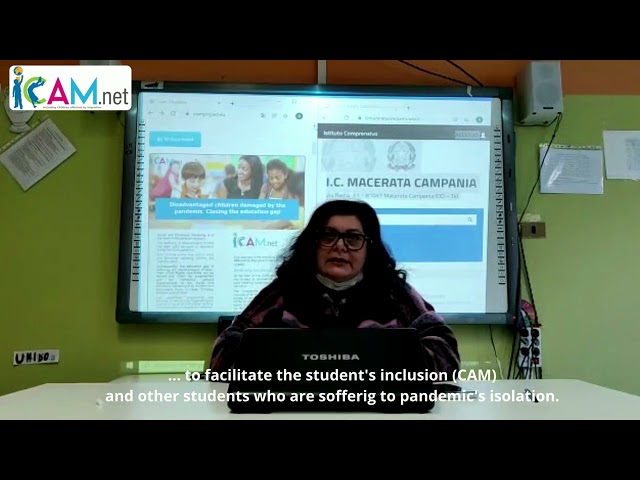 Testimonies of the ICAM NET PROJECT of Instiut Comprensivo of Macerata Campania