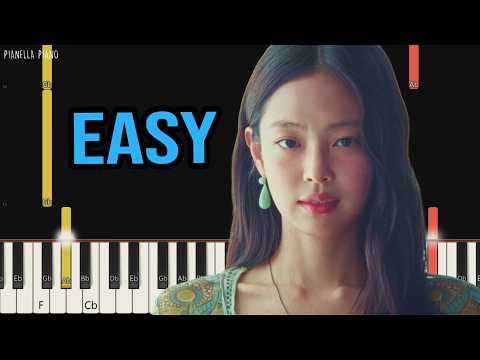 JENNIE - Less than a Lover | EASY Piano Tutorial by Pianella Piano