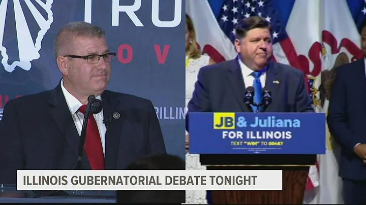 Gov. Pritzker and Darren Bailey face off in first gubernatorial debate