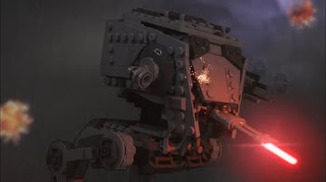 Lego Star Wars - Rebel vs AT-ST - Stop Motion