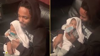 Kendrick Lamar Hanging With His Son In Studio ‘Beef Is Over, KDOT Proved He Bigger Than Drake’