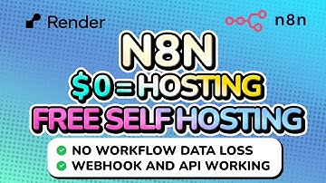 How To Self Hosted N8N For Free HINDI | N8N No Data Loss On Render.