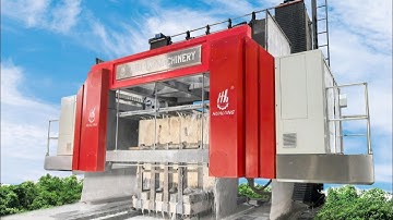 Hualong Machinery ultra Thin Diamond Saw Marble Block Cutter Multi Wire Stone Cutting Machine