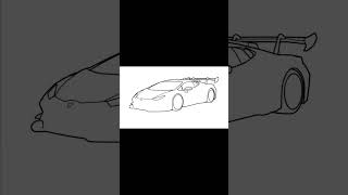 How to Draw a Lamborghini Huracan super evo (Step by Step)