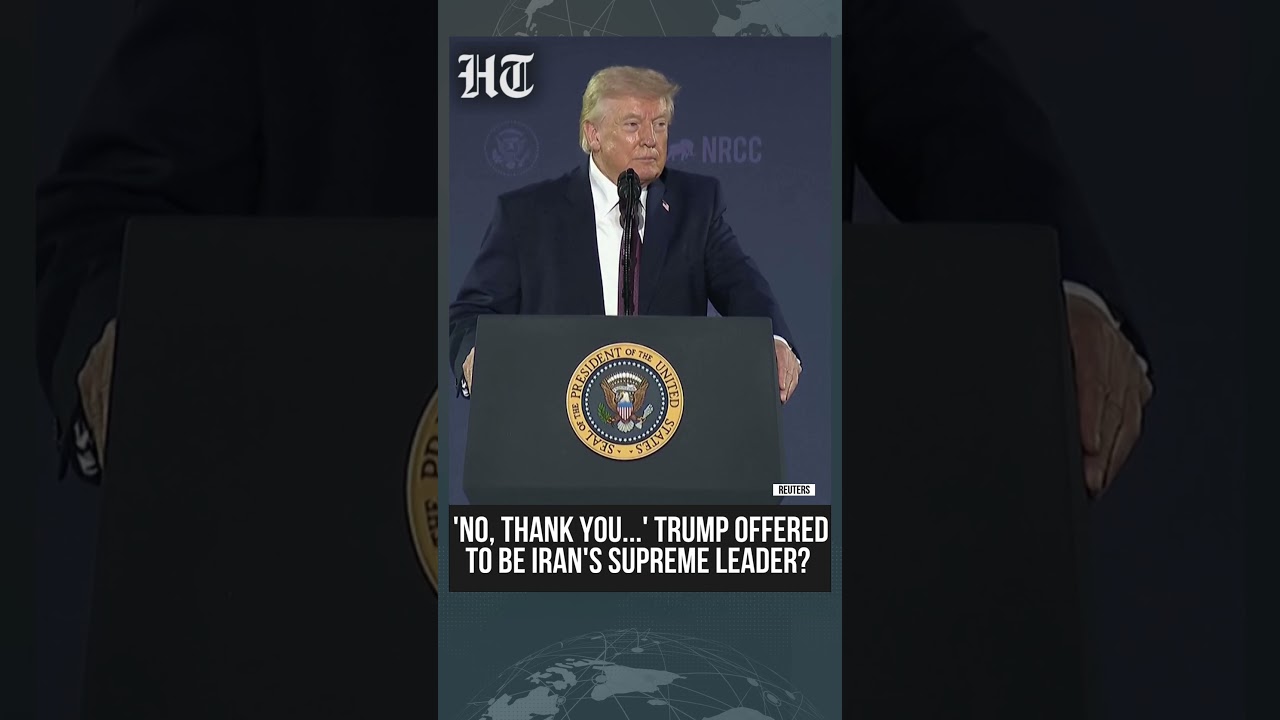 Trump Claims Iran Wants Him As Supreme Leader, But He Refused: ‘I Don’t Want It’ | #shorts