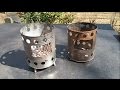 Hobo Stove Build,  The old stove gave its best and Passed The Torch