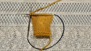 [Knitting] Increase/Knit Left Loop (KLL) - Đan thêm/tăng mũi KLL
