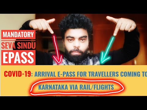 KARNATAKA LOCKDOWN UPDATED SEVA SINDHU PASS FOR FLIGHT AND TRAIN PASSENGERS | INTER STATE PASS