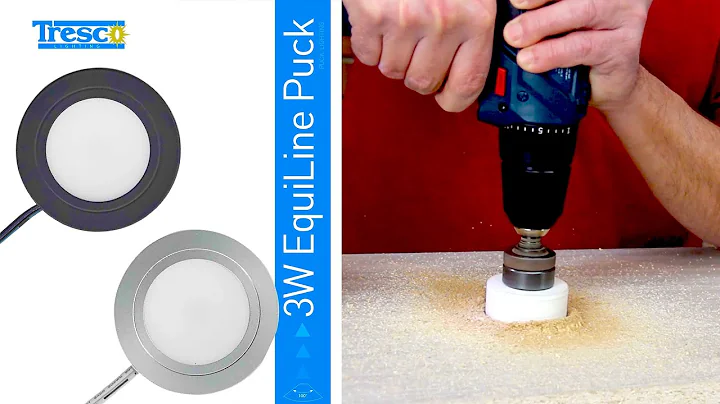 DIY- How to Install Tresco Equiline LED Puck Lights #EASY