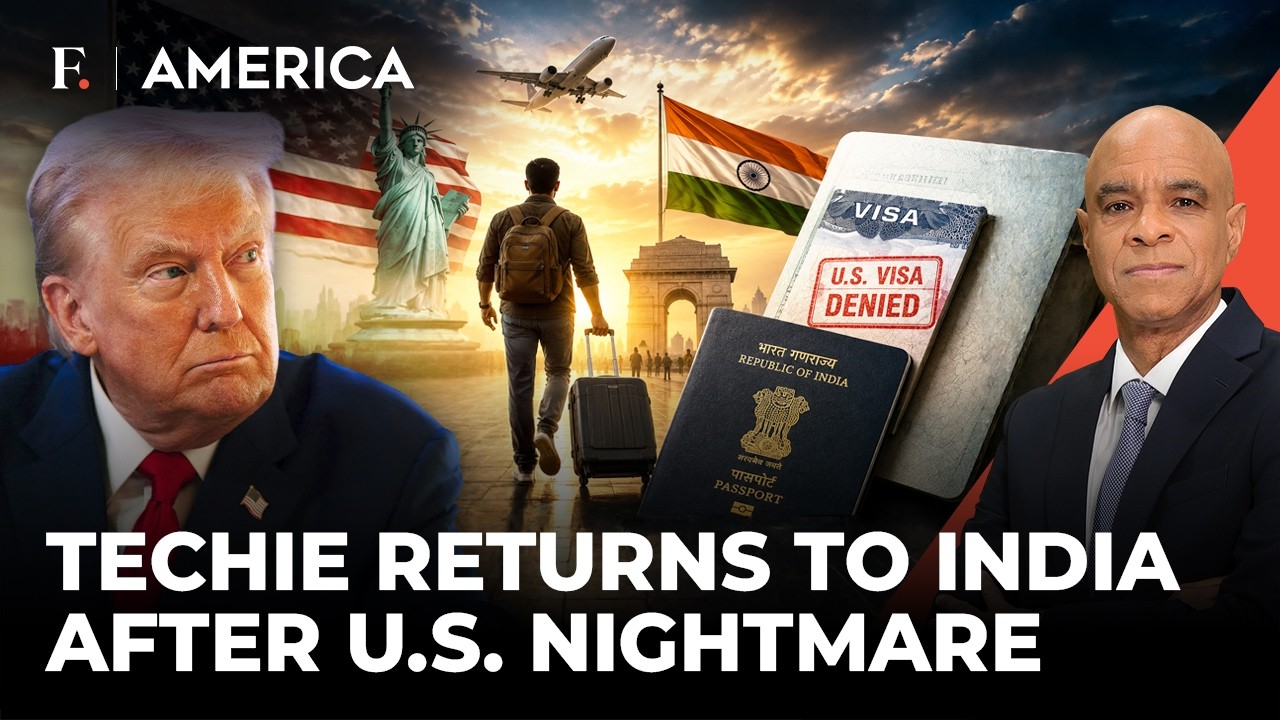 'No One Can Tell Me To Leave': NRI Returns to India After US Ordeal | Firstpost America | N18G thumbnail