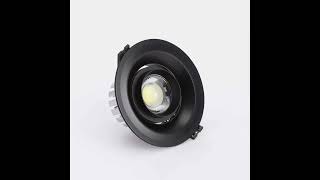 3W COB LED Recessed Ceiling Lamp Spot Lights Round Aluminum Anti-Glare Panel Downlight Indoor