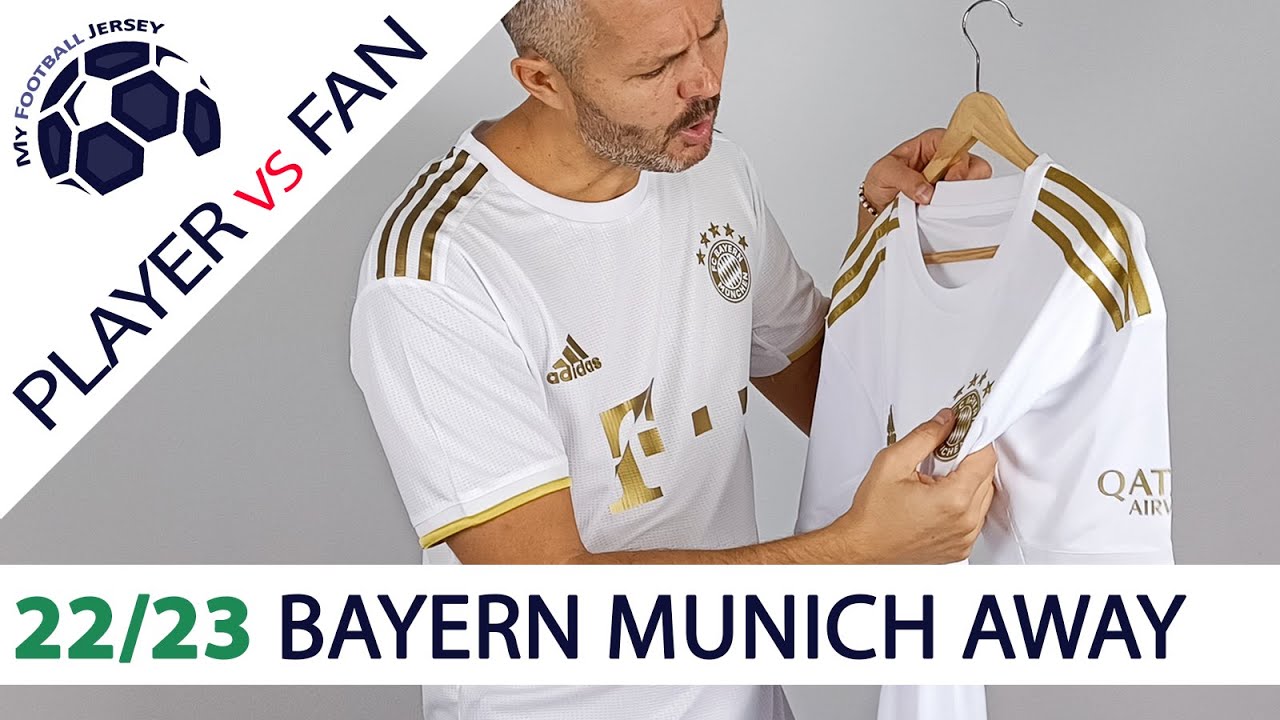 Bayern Munich Away Jersey 22/23 – Player Version Vs Fan Version