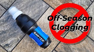 Sawyer Squeeze Water Filter: Preventing Off-Season Clogging (Don't Make My Mistake)
