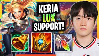 T1 KERIA WENT FULL DAMAGE ON LUX SUPPORT! | T1 Keria Plays Lux Support Patch 26.18