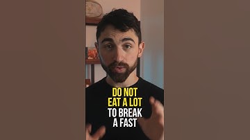 Breaking a Fast the Right Way: Avoid This Mistake!