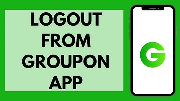 How to Logout of Groupon App (EASY!)
