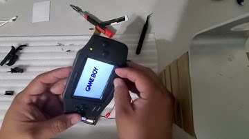 Nintendo Game Boy Advance GBA AGS 001 IPS V3 Backlit Mod Black on Black