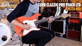 Suhr Classic Pro Peach LTD - HSS Roasted Maple/Rosewood Fiesta Red