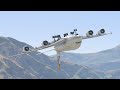 World's Heaviest A380 Fly Upside Down During Emergency Landing | GTA 5