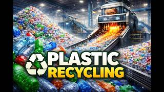 Inside a Massive Plastic Recycling Factory – Waste to Useful Plastic! ♻️